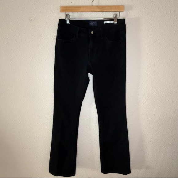 Daytrip Stretch‎ Virgo Bootcut Jeans Black Blingy Buttons Women’s Size 27 Long - Picture 1 of 13